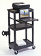 Three Shelf Laptop/Computer Mobile Workstations