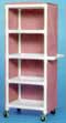 004CPMIPU-Cart w/Cover - Four Shelves
