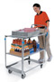 Medium Duty 3 Shelf SS Ergonomic Carts