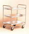 Medium Duty 3 Shelf SS Utility Carts
