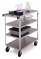 Medium Duty SS 4 Shelf Multi-Shelf Carts