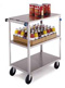 Medium Duty SS 3 Shelf Multi-Shelf Carts