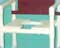 617CSIPU-Flat Plastic Split Seat Shower Chair
