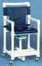 Shower Chair Commode w/ BedPan Holder