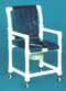 Shower Chair Commode w/Open Front Seat, Deluxe Back