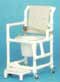 Shower Chair Commode w/Deluxe Back