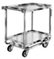 Tough Transport 2 Shelf SS Utility Carts