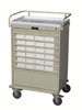Economy Med Bin Cart with 24 - 5 inch Bins Key locking