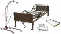 Hoyer Lift & Ultra Light Semi Electric Hospital Bed Package