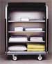 166LCETMD-Aluminum Linen Carts 24 in. W x 35 in. L x 51 in. H
