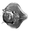 Size 3 - Child - R.B.S. Type Face Masks - Clear