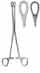 Foerster Sponge Forceps, Straight, Serrated, 7 in