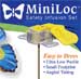 MiniLoc Safety Huber Infusion Set 20G x 1 in.