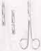 Plastic Surgery Scissors, 4-3/4 in, Straight