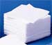 Standard Weight Disposable Washcloths White 12.5 in. x 14.2 in.