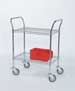 2 Shelf Unit Heavy Duty Utility Carts 18 in. W x 30 in. L x 38 in. H