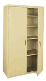 00-278163-14AVSAND-Free Standing Basic Storage Cabinet w/ Adjustable Shelves