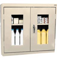 Glass Display Double Door Wall Cabinet
