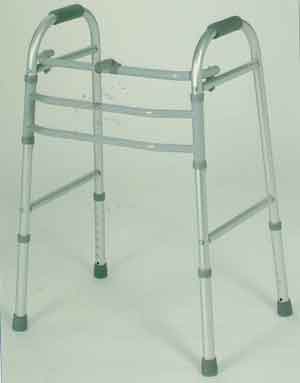 Heavy Duty Single Release Walker w/5 in Wheels & Super Glides