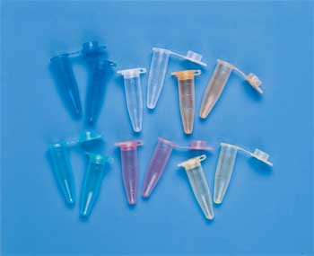 Microcentrifuge 1.5 mL Tubes Assorted Colors