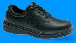 LM20-998DRZ-Black Men's Lace Kosmo Diabetic Shoe