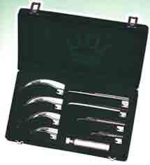 Combination Macintosh & Miller Laryngoscope Set