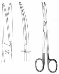 Mayo Dissecting Scissors, Straight 6-3/4 in