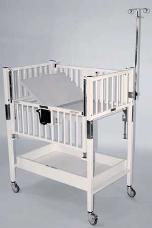 Neonatal and Pediatric Intensive Care Crib Fowler Deck 24 in. W x 36 in. L x 44 in. H