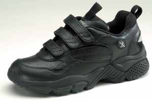 M309XAFHI-Apex Aetrex Triple Velcro Walker Black