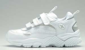 M329XAFHI-Apex Aetrex Triple Velcro Walker White