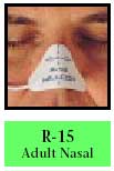 Nellcor R-15 Adult Nasal Adhesive Disposable Sensor (24 per case)