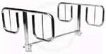 Half Length Siderail, No-Gap Style w/Brown Vein Finish Rails