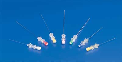 Diamond Point Spinal Needles Plastic Hub 18 x 3.5 Needle