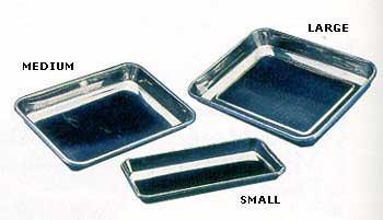 Stainless Steel Open Tray - Medium