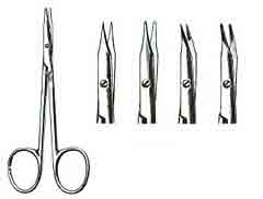 Stevens Tenotomy Scissors, Ribbon Type, Sharp Tips, Straight, 3.7in Blade