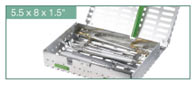 SD5-5X8-MT-SYSSCIM-Half-Size, Double Stack Instrument Cassettes