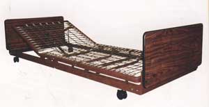 Low Manual Adjustable Hospital Bed