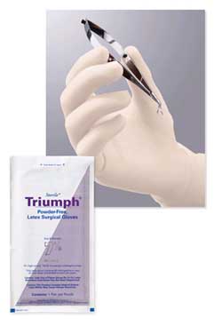 Triumph Powder-Free Surgical Gloves Size 7