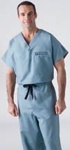 M846MD-Unisex Reversible Cotton Scrub Top, S-L