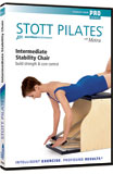 Stott Pilates Split-Pedal Stability Chair with Handles Essential Chair DVD