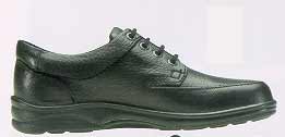 M009YAFHI-Ariya Men's Diabetic Shoes Moc Toe Black Leather Lace-Up