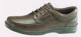 M019YAFHI-Ariya Men's Diabetic Shoes Moc Toe Black Leather Lace-Up