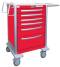 6 Drawer Tall Lightweight Aluminum Crash Car