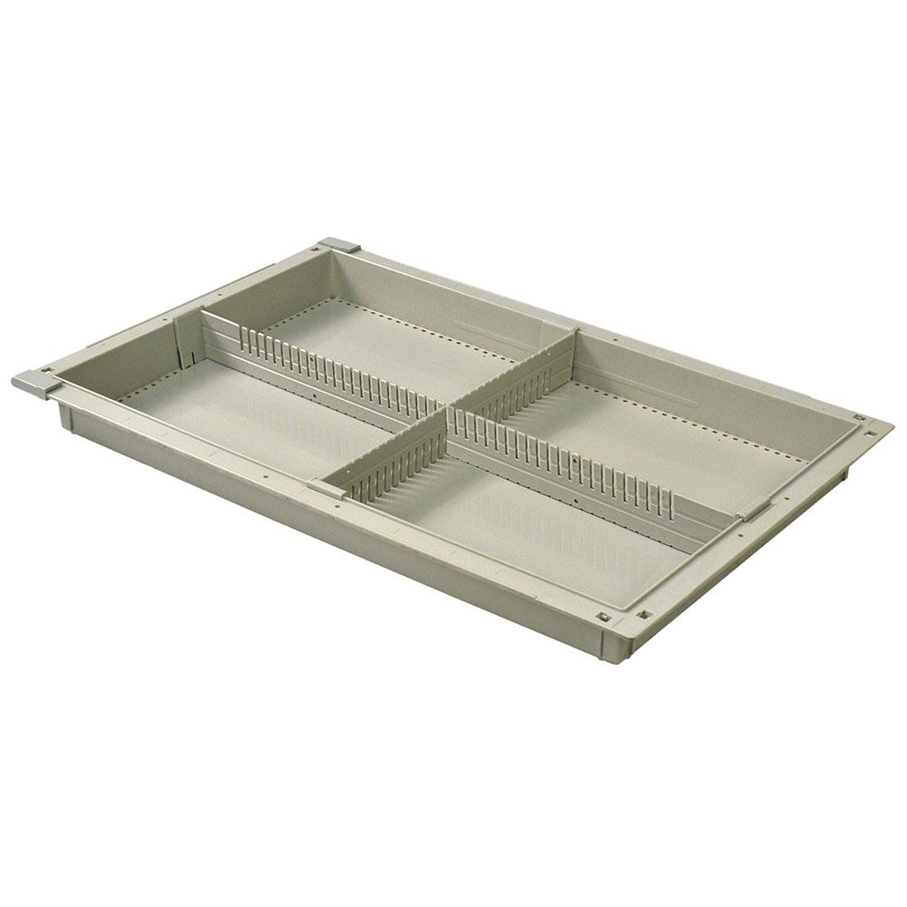 2in MedStor Max Storage Tray w/ 1 Short &1 Long Divider