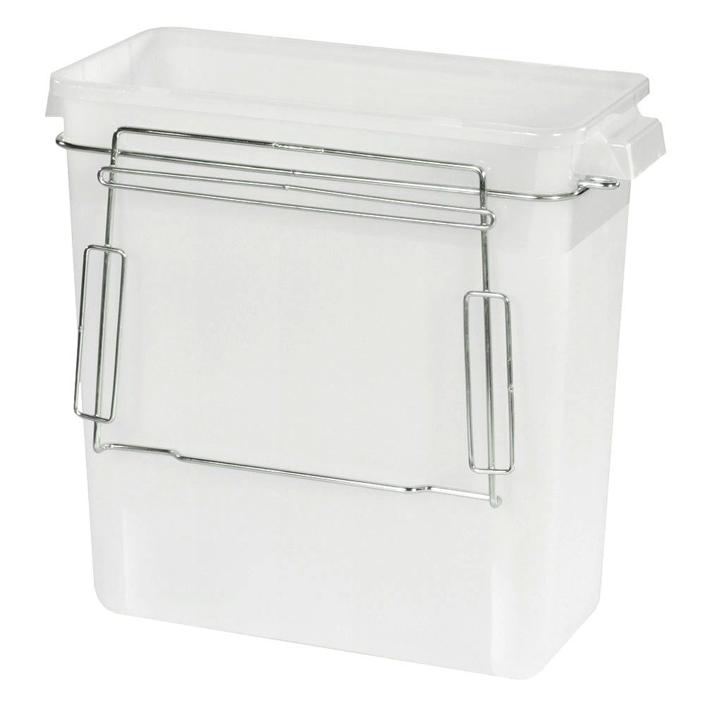 3-Gallon Plastic Waste Container for Medical Carts