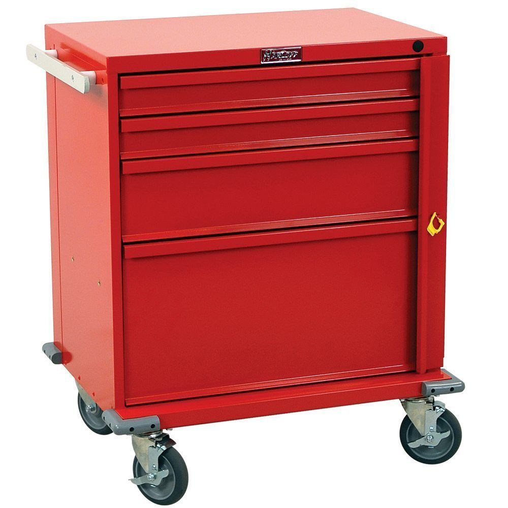 Emergency Crash Cart w/Breakaway Lock & 4 Drawers