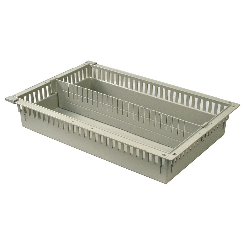 4in MedStor Max Storage Tray w/ 1 Long Divider