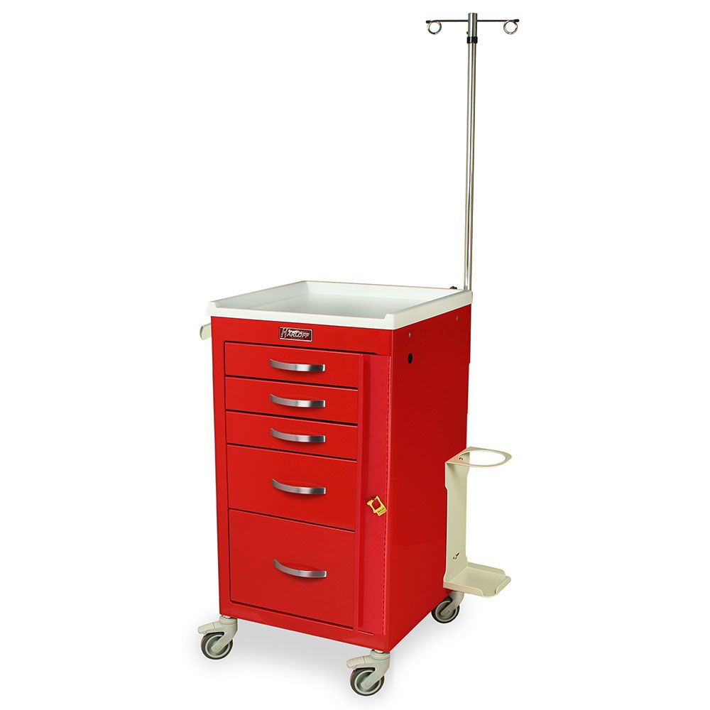 5 Drawer Mini Emergency Cart Specialty Package