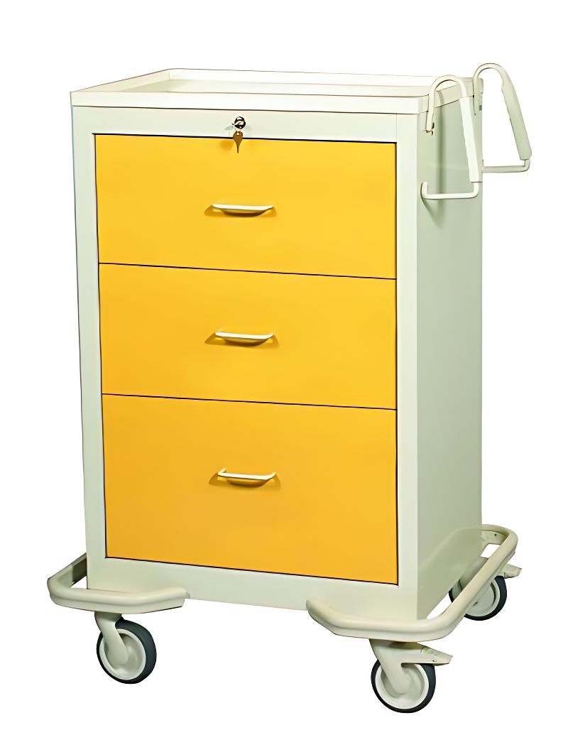 Aluminum STD Isolation Cart w/ Key Lock