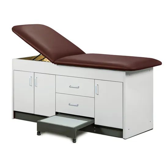 Cabinet Style Step-Up Treatment Table 3-Door  2-Drawers 30in